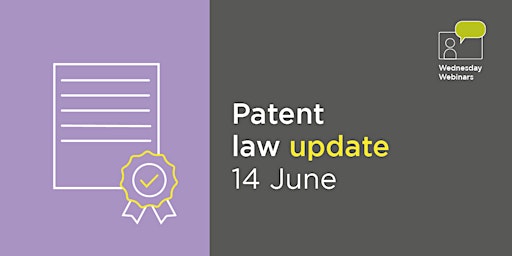 Immagine principale di Patent law update 