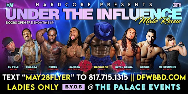 UNDER THE INFLUENCE MALE REVUE