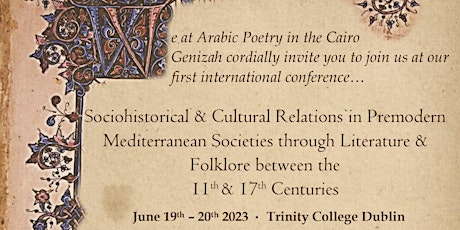Sociohistorical & Cultural Relations in Premodern Mediterranean Societies