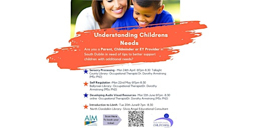 Understanding Childrens Needs: Introduction to Lámh (Workshop 4 of 4 ) primary image