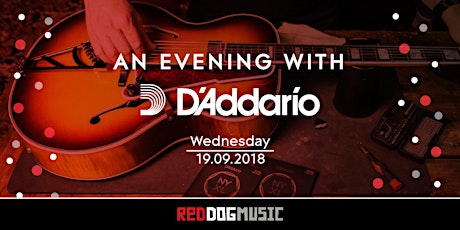 An Evening with D'Addario at Red Dog Music Edinburgh primary image