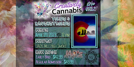 Creatively Cannabis: 420-friendly Tokes & Brushstrokes 4/20/23