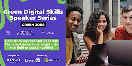 Green Digital Skills Speaker Series - Green Jobs primary image