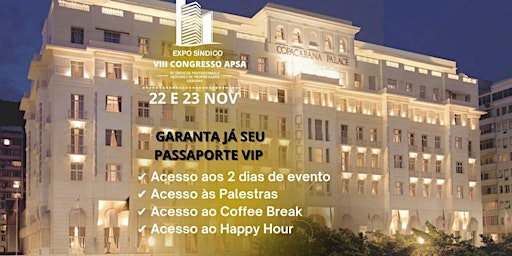 Imagem principal de Expo Síndico Copacabana Palace - Congresso Apsa