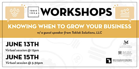 Knowing When to Grow Your Business Workshop