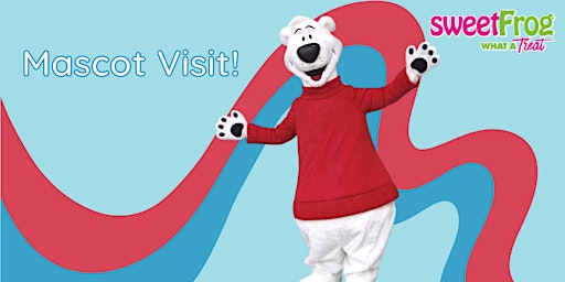 Polar Bear Mascot Visit at sweetFrog Laurel primary image