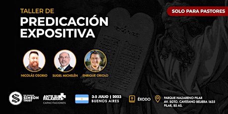 Taller Predicación Expositiva | Simeon Trust  2023  Buenos Aires
