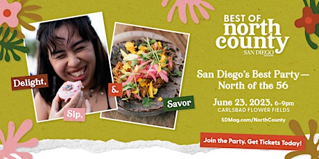 Hauptbild für San Diego Magazine's 2023 Best of North County Food + Beverage Party