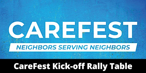 Hauptbild für Kick-off Rally Table Help - West Chicago (LV: Chelsea Kesavadhana-Carrillo)