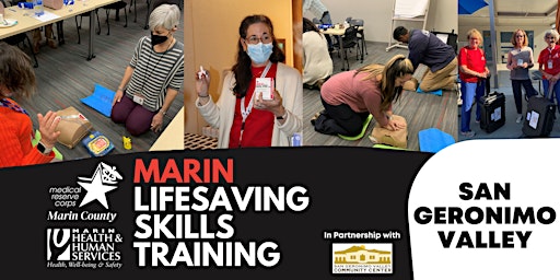 Marin Lifesaving Skills Training - San Geronimo Valley primary image