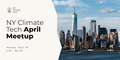 Primaire afbeelding van NY Climate Tech April Meetup