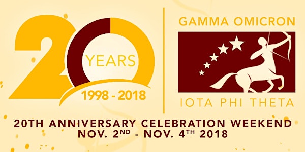 Gamma Omicron 20th Anniversary Celebration Weekend 