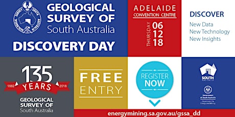 Geological Survey of South Australia - Discovery Day 2018 primary image