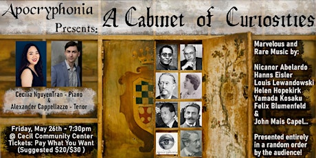 Apocryphonia Presents: A Cabinet Of Curiosities primary image