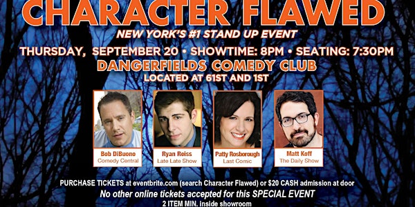 CHARACTER FLAWED!