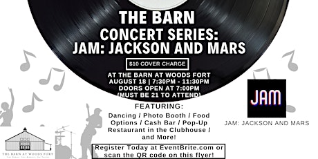 The Barn Summer Concert Series Presents: JAM: Jackson & Mars Tribute Band