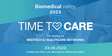 Biomedical valley 2023 | Time to Care