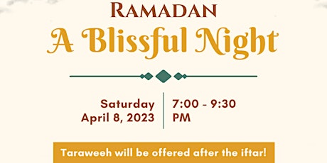Imagen principal de Ramadan: A Blissful Night