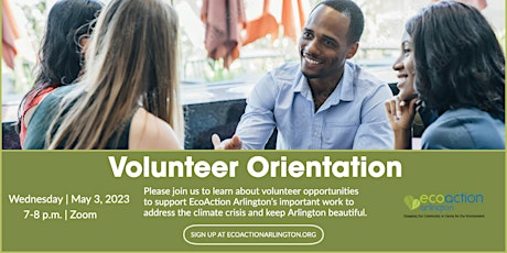 EcoAction Arlington Volunteer Orientation primary image