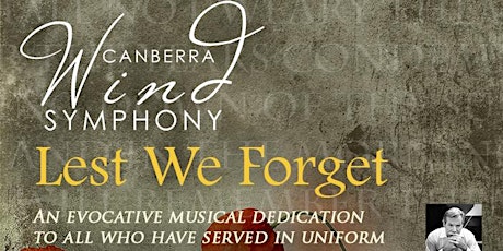 Lest We Forget: 2018 Remembrance Concert primary image