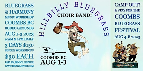 Hillbilly Bluegrass Choir Band | Workshop Coombs Aug 1-3
