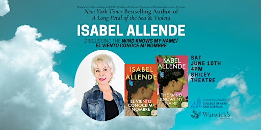 Isabel Allende discussing THE WIND KNOWS MY NAME primary image