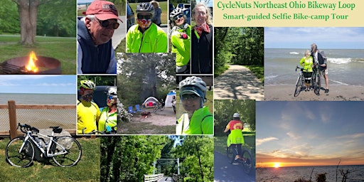 CycleNuts Northeast Ohio Bikeway Loop - Smart-guided Selfie Bike-camp Tour primary image