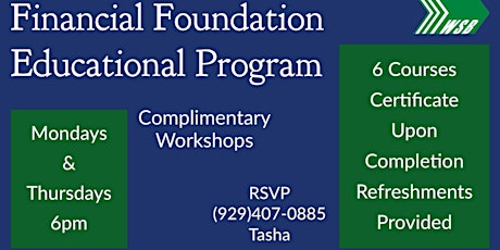Financial Foundation Educational Program & College Coaching Program & RSSA