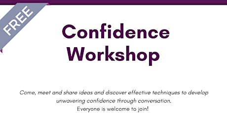 Building Confidence Workshop primary image
