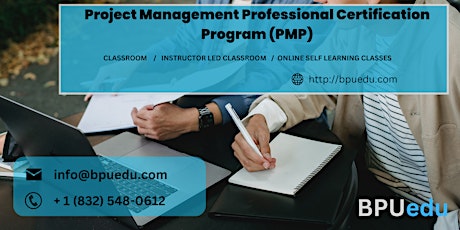 PMP Certification 4 Days Classroom Training in Thompson, MB