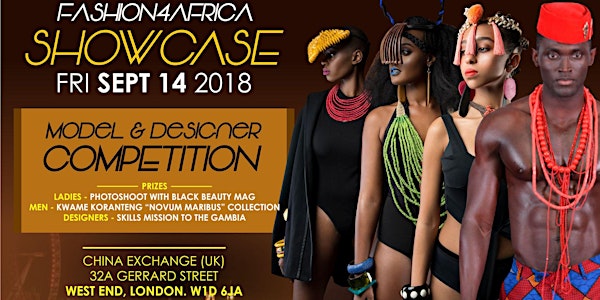Fashion4Africa UK Showcase 2018 (Celebrating Glamour, beauty & diversity du...