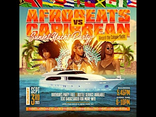 Afrobeats VS Caribbean Labor Day Weekend Yacht Party