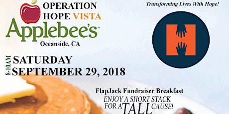 Applebee's Flapjack Fundraiser Breakfast benefiting Operation HOPE - Vista primary image