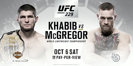 UFC 229 - KHABIB vs McGREGOR PRIVATE PARTY primary image