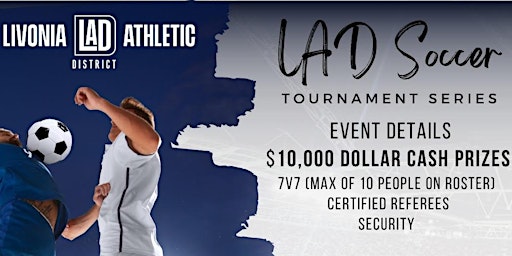Imagen principal de LAD O18 Men's Soccer $10,000 Prize Summer Tournament #1