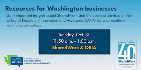 Hauptbild für SharedWork, Office of Regulatory Innovation & Assistance business services