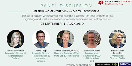 PANEL DISCUSSION: Helping Women Thrive in the Digital Ecosystem primary image