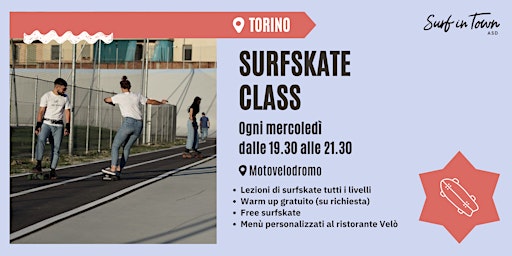Immagine principale di Corsi di Surfskate Torino - tutti i livelli 