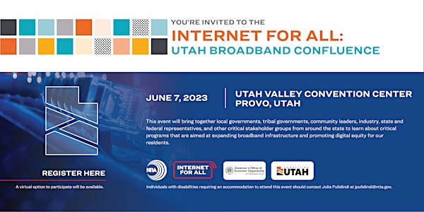Internet for All: Utah Broadband Confluence
