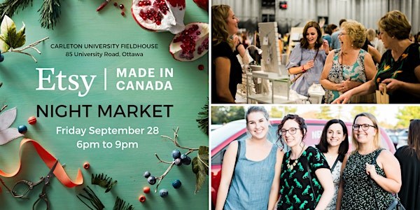 Etsy Made in Canada Night Market // Fall 2018
