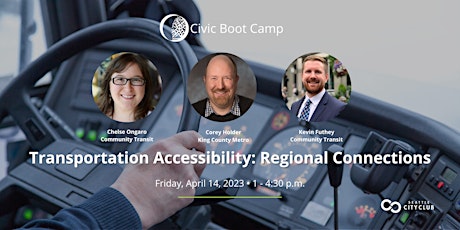 Imagem principal do evento Transportation Accessibility - Regional connections