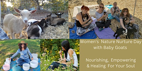 Hauptbild für Women's Nature  Nurture Day with Baby Goats