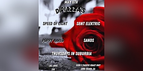 Speed of Light, S8NT Elektric, Poppy Harlo, Sands & Thursdays in Suburbia