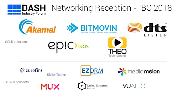 DASH Industry Forum IBC 2018 Networking Reception and Party