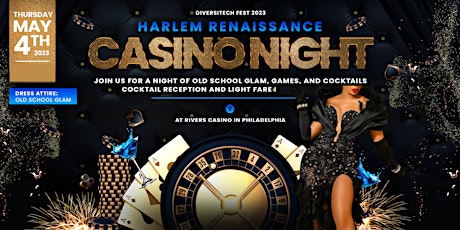 Imagen principal de Diversitech: Harlem Renaissance - Casino Night