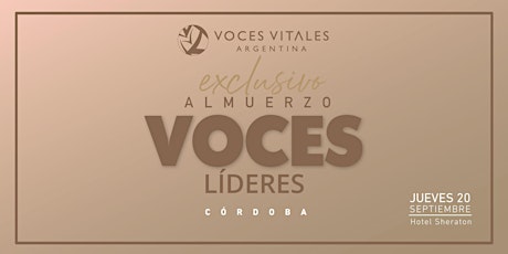 Imagen principal de ALMUERZO - Voces Líderes - Voces Vitales Córdoba