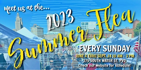 Providence Flea Summer '23 Markets