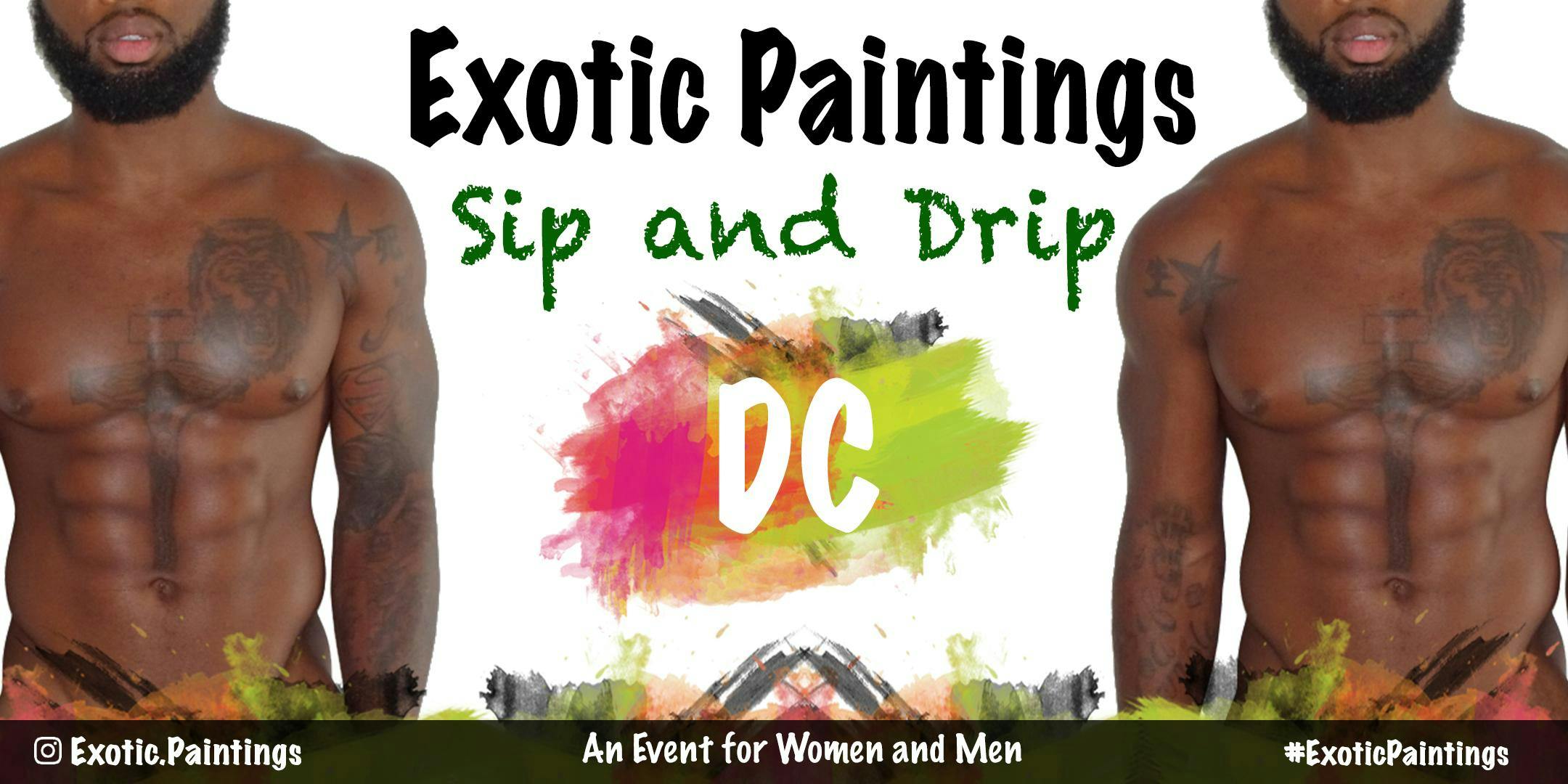 Exotic painting sip and paint