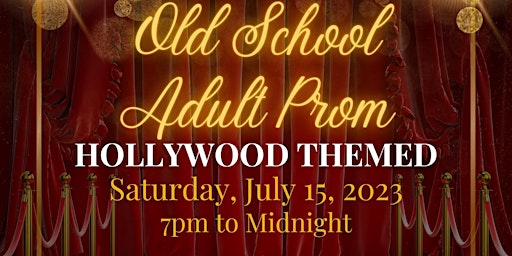 Old School Adult Prom (UPDATED INFO) primary image