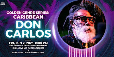 Golden Genre Series: Caribbean with Don Carlos